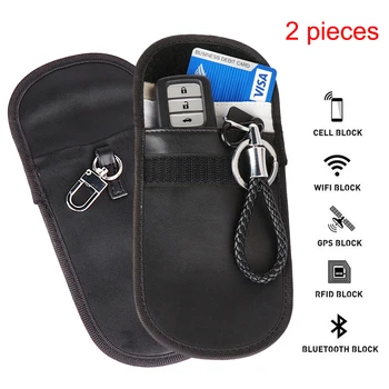 2Pcs Faraday Bag For Car Keys Bag With Key Fob Guard Signal Blocking Pouch Antitheft Locking Devices Car Key Protector
2Pcs Faraday Bag For Car Keys Bag With Key Fob Guard Signal Blocking Pouch Antitheft Locking Devices Car Key Protector