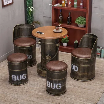 Industry Style Cafe Bar Chair Retro Furniture Synthetic Leather Restaurant Chairs Lounge Chair Bar Stool Dining Chair 
Industry Style Cafe Bar Chair Retro Furniture Synthetic Leather Restaurant Chairs Lounge Chair Bar Stool Dining Chair