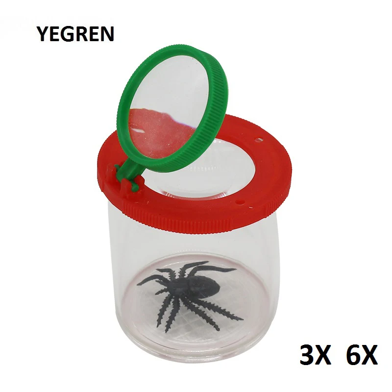 Insect Magnifier Observation Insects Small Animal Bugs Magnifying Glass Cylindrical Spider Educational Toy Viewer 3X 6X Children
Insect Magnifier Observation Insects Small Animal Bugs Magnifying Glass Cylindrical Spider Educational Toy Viewer 3X 6X Children