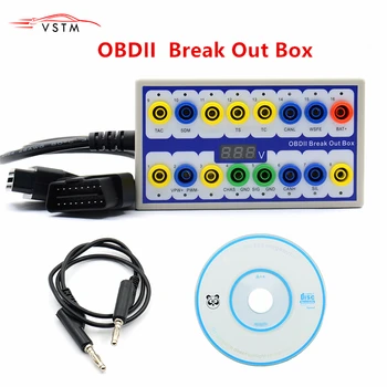 Auto Car OBD 2 Break Out Box OBD OBDII Protocol Detector Diagnostic Connector Detector
Auto Car OBD 2 Break Out Box OBD OBDII Protocol Detector Diagnostic Connector Detector