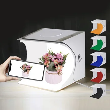 Gosear 20CM Portable Foldable LED Photo Studio Shooting Photography Light Box Tent Softbox + 6PCS Backdrops for Professionals
Gosear 20CM Portable Foldable LED Photo Studio Shooting Photography Light Box Tent Softbox + 6PCS Backdrops for Professionals