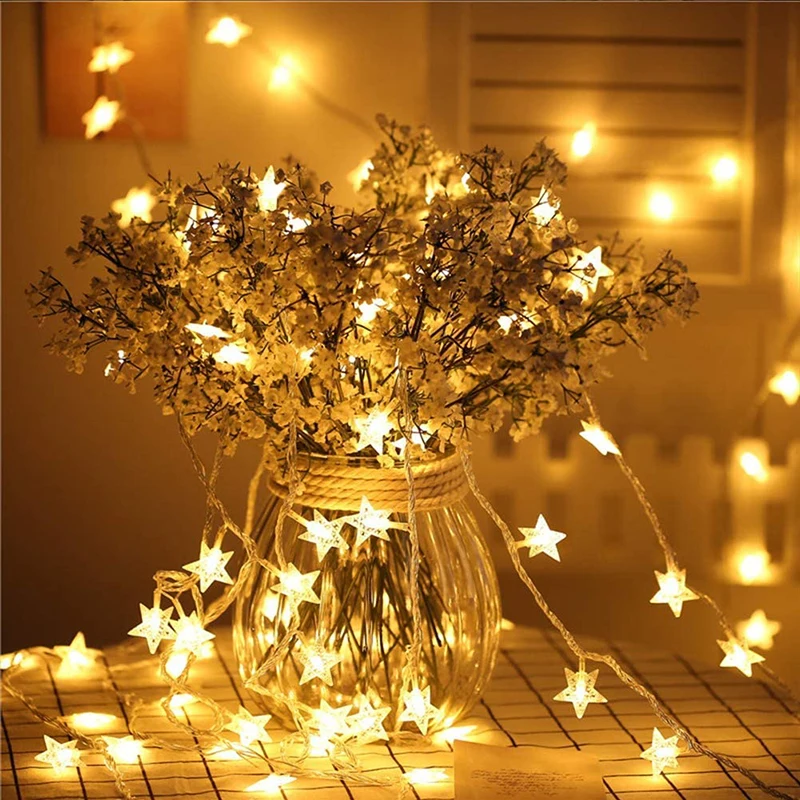 Star Light String Twinkle Garlands Battery,USB,Plug Powered Lamp Holiday New Year Christmas Decorations for Home Fairy Lights
Star Light String Twinkle Garlands Battery,USB,Plug Powered Lamp Holiday New Year Christmas Decorations for Home Fairy Lights