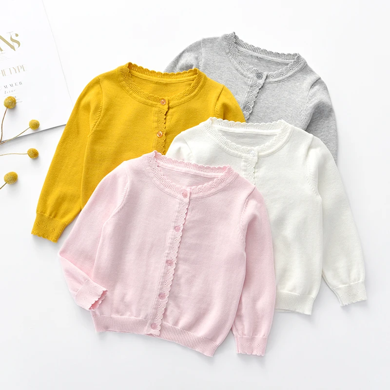 CANIS Baby Solid Color Cardigan, Autumn and Winter Long Sleeve Round Neck Button Down Knitwear
CANIS Baby Solid Color Cardigan, Autumn and Winter Long Sleeve Round Neck Button Down Knitwear