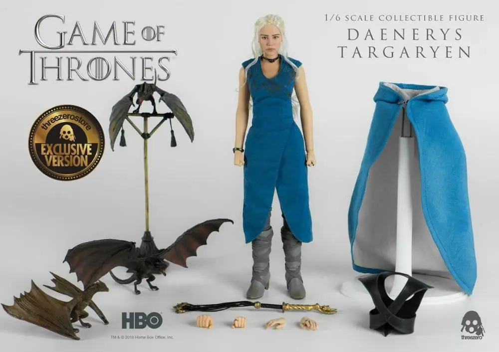 

1/6 Scale Full Set Action Figure ThreeZero Game of Thrones Figure 3Z0018 Daenerys Targaryen Model Toy for Collection vip version
