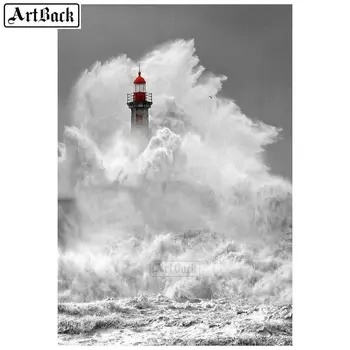 5d diamond painting sea wave lighthouse landscape full square / round canvas embroidery diamond art craft sticker 
5d diamond painting sea wave lighthouse landscape full square / round canvas embroidery diamond art craft sticker