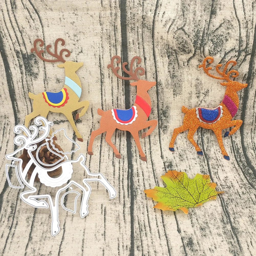 Christmas deer saddle metal cutting mold, scrapbook, photo frame, photo album decoration, DIY, handmade artwork
Christmas deer saddle metal cutting mold, scrapbook, photo frame, photo album decoration, DIY, handmade artwork
