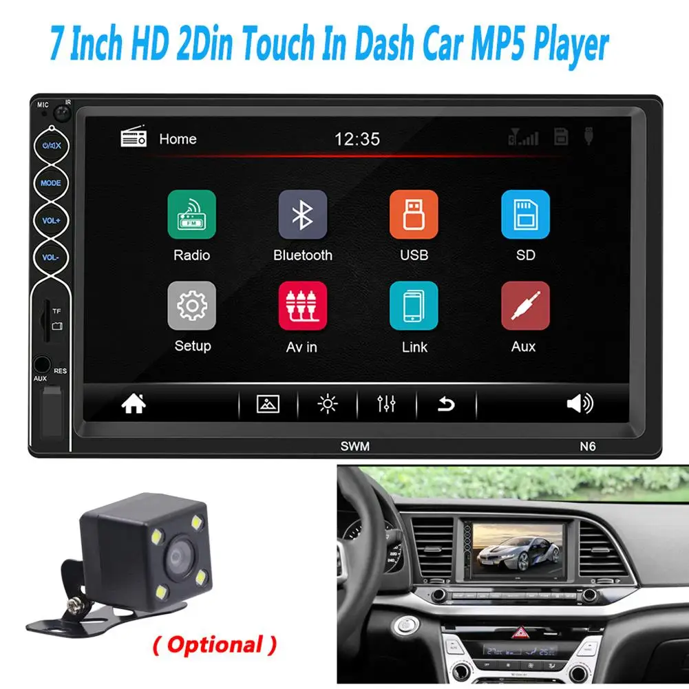 MP5 7" Screen Stereo Radio Auto Media Player USB Bluetooth Audio Car Radio Multimidia MP5 12V FM HD
MP5 7" Screen Stereo Radio Auto Media Player USB Bluetooth Audio Car Radio Multimidia MP5 12V FM HD