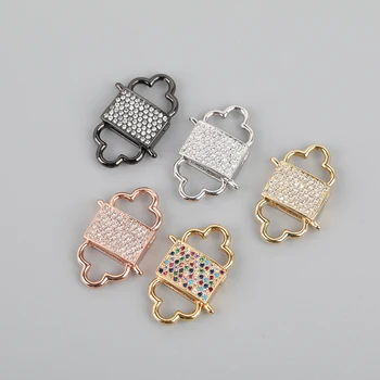 5Pcs/Lot 14X26mm CZ Micro Paved Rectangle Lock Carabiner Clasps Bracelet Making,Ziron Lock Lobster Clasps Pendant Jewelry DIY
5Pcs/Lot 14X26mm CZ Micro Paved Rectangle Lock Carabiner Clasps Bracelet Making,Ziron Lock Lobster Clasps Pendant Jewelry DIY