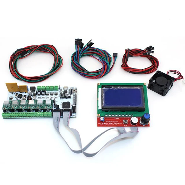 A2-BIQU Rumba control board LCD 12864 controller display DRV8825 Stepper motor driver for reprap
A2-BIQU Rumba control board LCD 12864 controller display DRV8825 Stepper motor driver for reprap