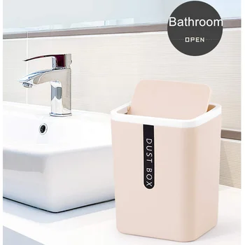 Desktop Trash Can Small Mini Garbage Can Plastic Dustbin with Shake Cover for Home Office J2Y
Desktop Trash Can Small Mini Garbage Can Plastic Dustbin with Shake Cover for Home Office J2Y