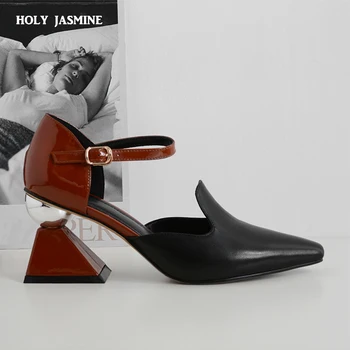 Spring Women's Pumps Flock Sweet Woman Thick High Heels Ankle Strap Flock Female Platform Mary Jane Women Shoes Ladies Footwear
Spring Women's Pumps Flock Sweet Woman Thick High Heels Ankle Strap Flock Female Platform Mary Jane Women Shoes Ladies Footwear