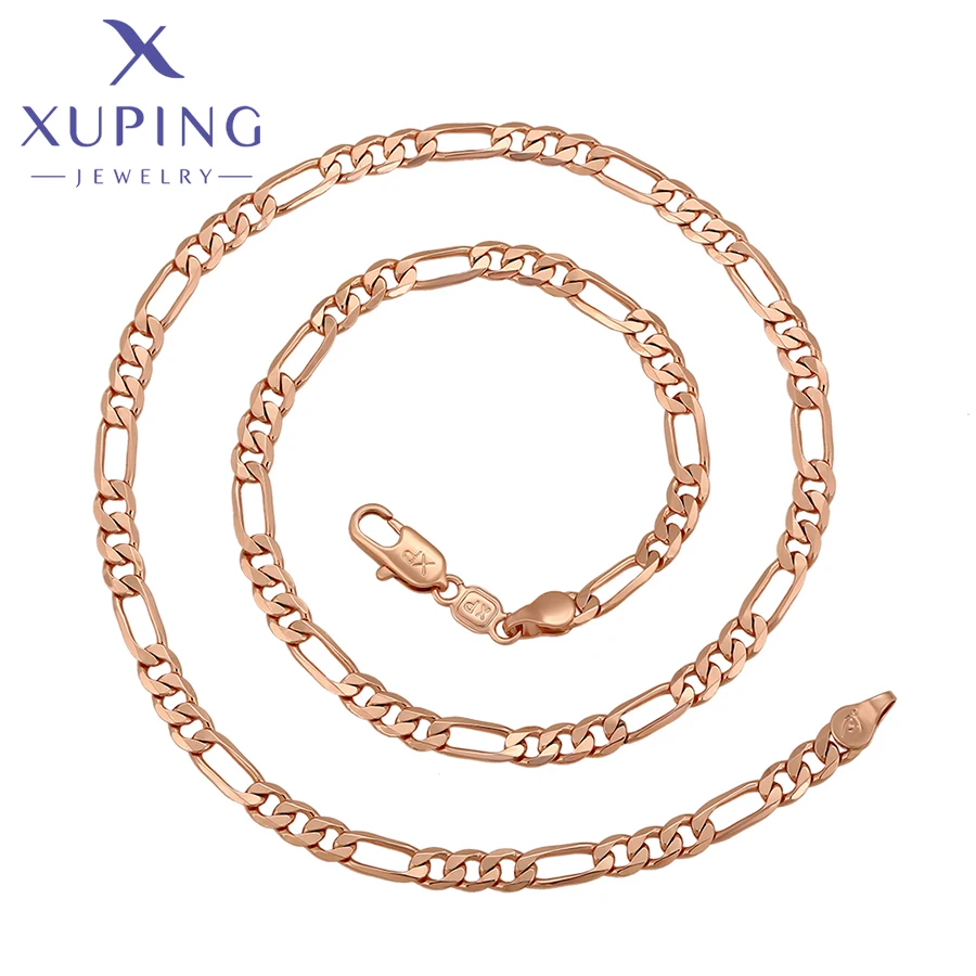 От бижутерии Xuping Новое поступление Розовое золото Цвет китайские ожерелья