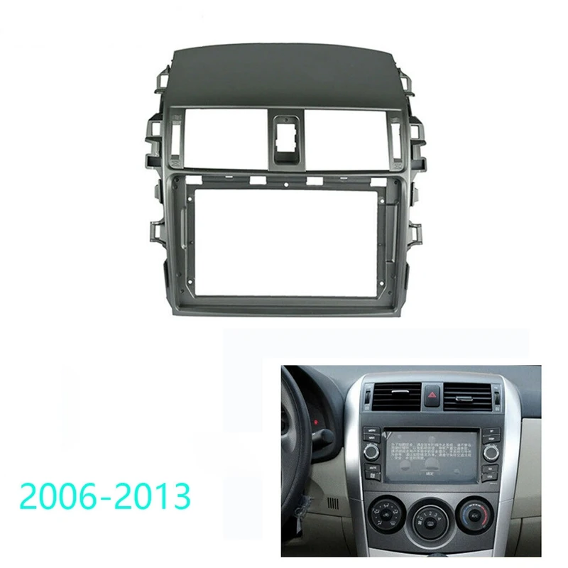 Комплект отделки для автомобильного радиоприемника 9 дюймов 2 Din рамка DVD Toyota Corolla