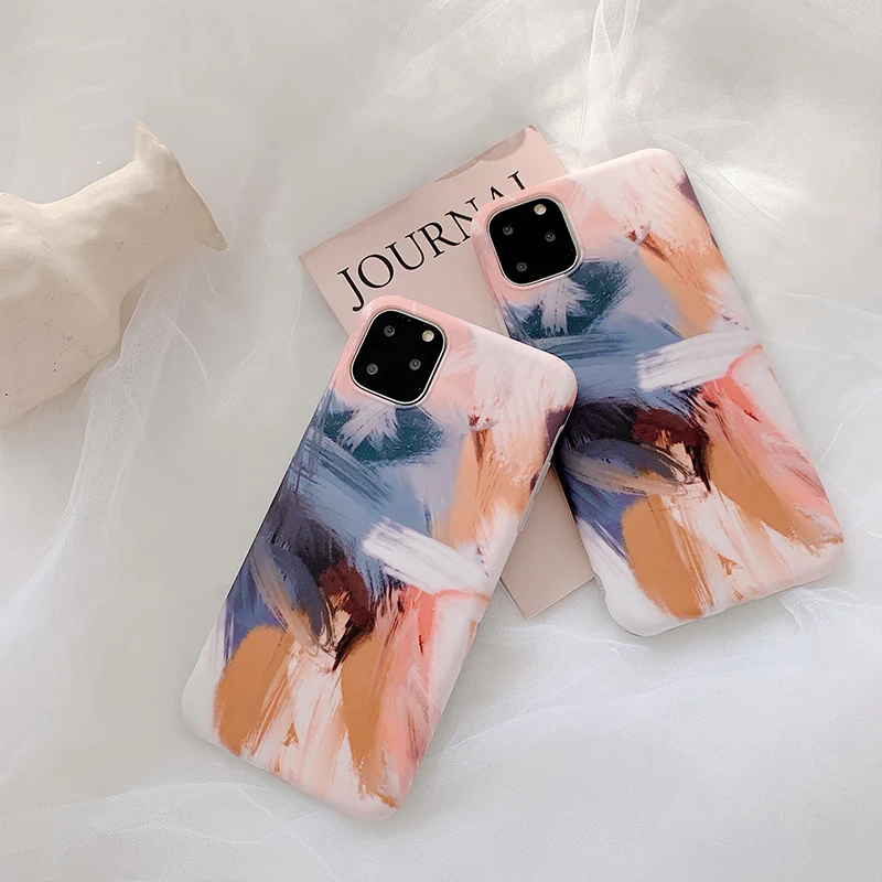 INS Oil painting Phone Case for iphone 11 11Pro Max XS Max XR XS Matte soft silicone tpu case For iphone 7 8 6 6S Plus Shell capa
INS Oil painting Phone Case for iphone 11 11Pro Max XS Max XR XS Matte soft silicone tpu case For iphone 7 8 6 6S Plus Shell capa
