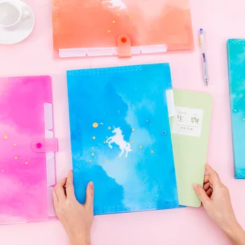 Kawaii File Holder Fantasy Unicorn A4 Organ Bag Korea Ins 5 Grid Multi-layer Folder File Bag Stationey School Office Supplies
Kawaii File Holder Fantasy Unicorn A4 Organ Bag Korea Ins 5 Grid Multi-layer Folder File Bag Stationey School Office Supplies