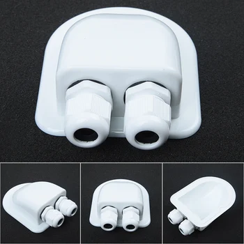 RV Roof Wire Entry Gland Box White Double Hole Roof Wire Entry Gland Box for Motor-home Caravan Boat Yacht
RV Roof Wire Entry Gland Box White Double Hole Roof Wire Entry Gland Box for Motor-home Caravan Boat Yacht