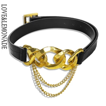 LOVE&LEMONADE Popular Geometric Metal Black PU Belt ACC0027
LOVE&LEMONADE Popular Geometric Metal Black PU Belt ACC0027