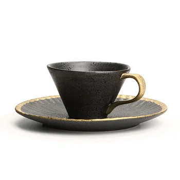 Luxury Saucer Cup Coffee Personalized Nordic Coarse Ceramic Coffee Cups Eco Friendly Tazas Vintage Kitchen Dining Bar EF50CS
Luxury Saucer Cup Coffee Personalized Nordic Coarse Ceramic Coffee Cups Eco Friendly Tazas Vintage Kitchen Dining Bar EF50CS