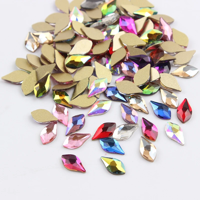 100pcs Pear Nail Mix Color Rhinestones Gems Diamond Gold Bottom Flat Back Strass Stone 3D Charms Nails Accessories
100pcs Pear Nail Mix Color Rhinestones Gems Diamond Gold Bottom Flat Back Strass Stone 3D Charms Nails Accessories