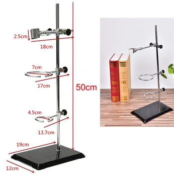 1 Set 50cm Lab Stands With Clamp Clip Flask Clamp Condenser Clamp Iron Stands Laboratory Educational Supplies
1 Set 50cm Lab Stands With Clamp Clip Flask Clamp Condenser Clamp Iron Stands Laboratory Educational Supplies