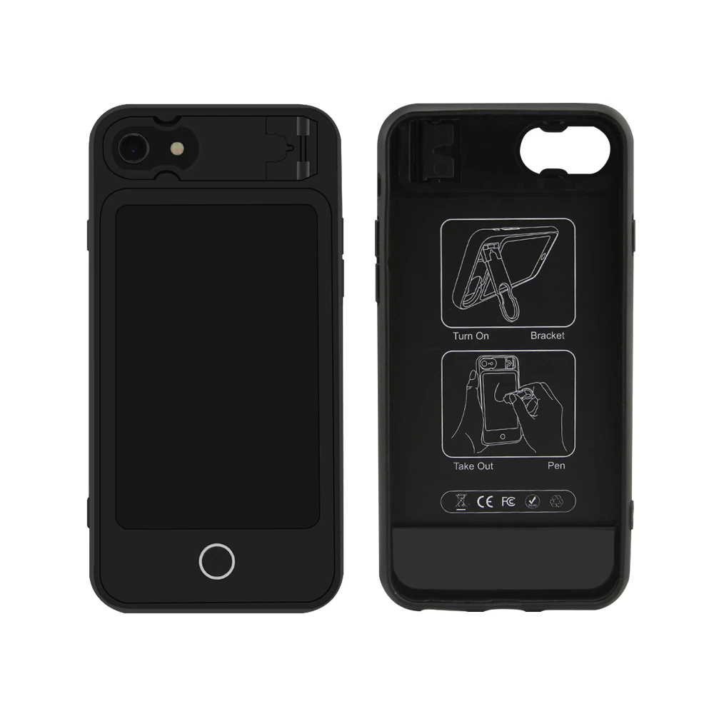 LCD Wiriting Tablet Phone Case Electronic Notepads 4.7 Inch Digital Drawing Mini Handwriting Board For Children Gifts Outdoor
LCD Wiriting Tablet Phone Case Electronic Notepads 4.7 Inch Digital Drawing Mini Handwriting Board For Children Gifts Outdoor