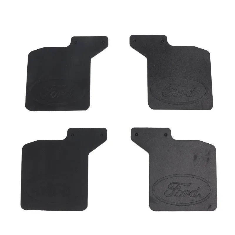 TRX4 Front & Rear Fender Rubber Mud Flaps For 1/10 RC Crawler Car Traxxas Trx-4 Ford BRONCO Simulation Upgrade Parts