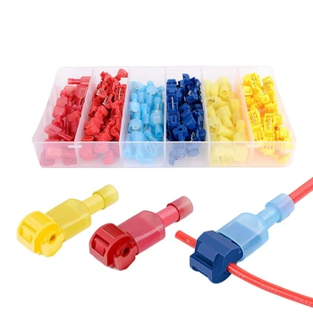 NEW-120 Pcs/60 Pairs Quick Splice Wire Terminals T-Tap Self-Stripping With Nylon Fully Insulated Male Quick Disconnects Kit
NEW-120 Pcs/60 Pairs Quick Splice Wire Terminals T-Tap Self-Stripping With Nylon Fully Insulated Male Quick Disconnects Kit
