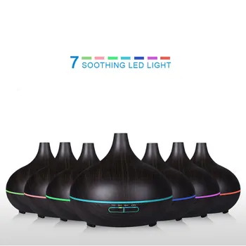 400ml Aroma Air Humidifier wood grain with LED lights Essential Oil Diffuser Aromatherapy Electric Mist Maker for Home
400ml Aroma Air Humidifier wood grain with LED lights Essential Oil Diffuser Aromatherapy Electric Mist Maker for Home