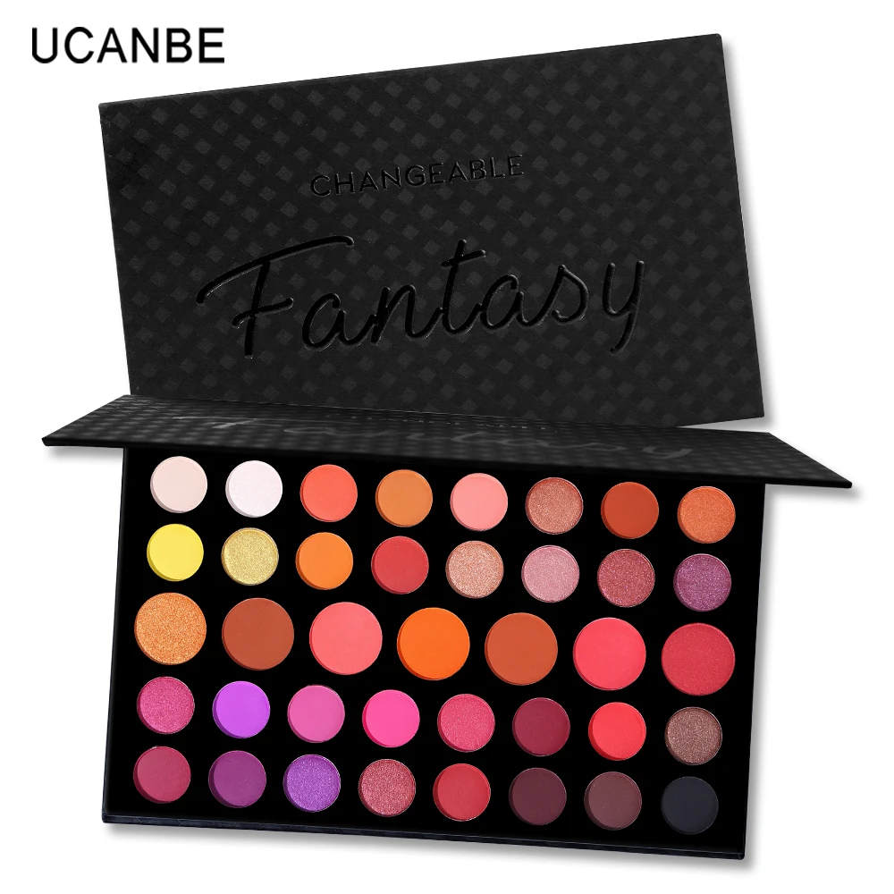 UCANBE New 39 Colors Eyeshadow Palette Changeable Matte Shimmer Glitter Fantaby Eye Shadow Powder Waterproof Makeup Palette
UCANBE New 39 Colors Eyeshadow Palette Changeable Matte Shimmer Glitter Fantaby Eye Shadow Powder Waterproof Makeup Palette