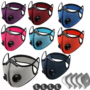 Cycling Face Masks with Valve Bike Carbon Mask Filters PM 2.5 Anti-Pollution Washable Activated Breathing Mouth Caps Mascarillas
Cycling Face Masks with Valve Bike Carbon Mask Filters PM 2.5 Anti-Pollution Washable Activated Breathing Mouth Caps Mascarillas