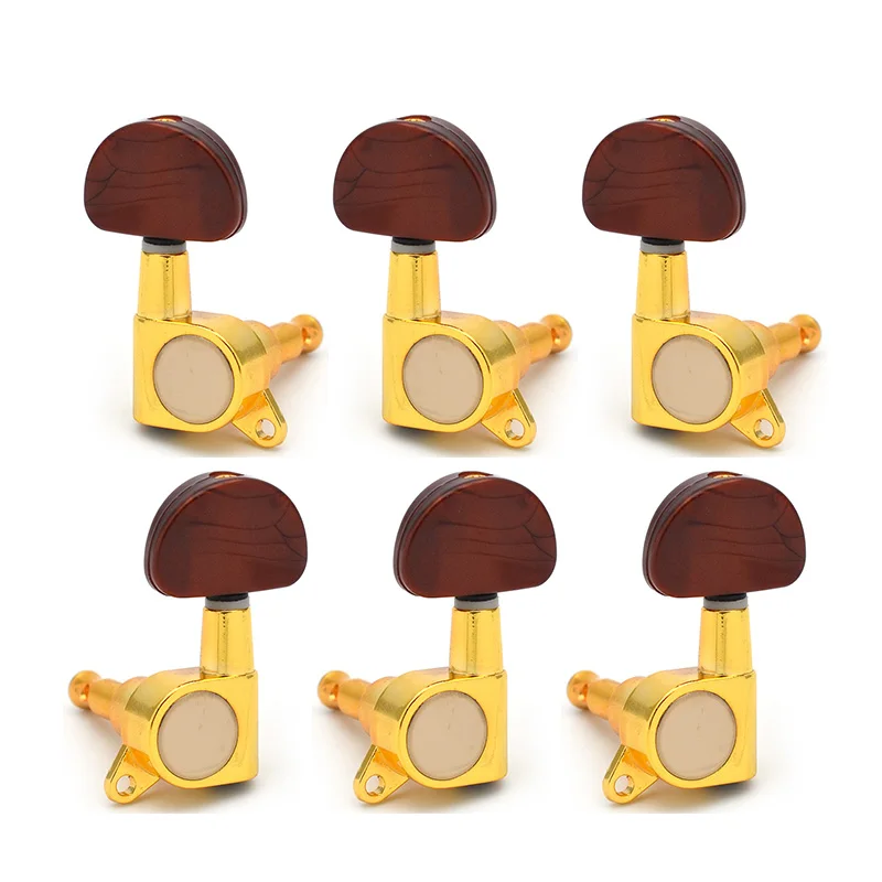 3L 3R Big Oval Button Sealed-Gear String Tuning Peg Tuner Machine Head for Acoustic Electric Guitar with Gold & Coffee
3L 3R Big Oval Button Sealed-Gear String Tuning Peg Tuner Machine Head for Acoustic Electric Guitar with Gold & Coffee