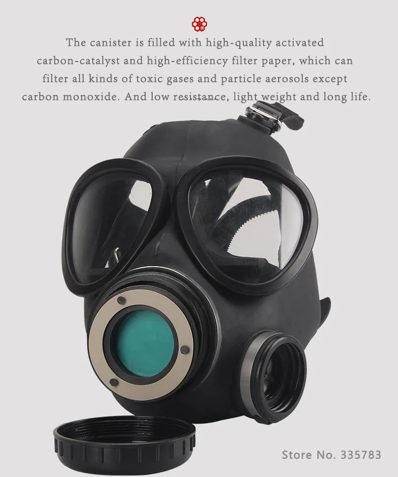 Full Face Chemical Gas Mask | Protective Respirator FM05