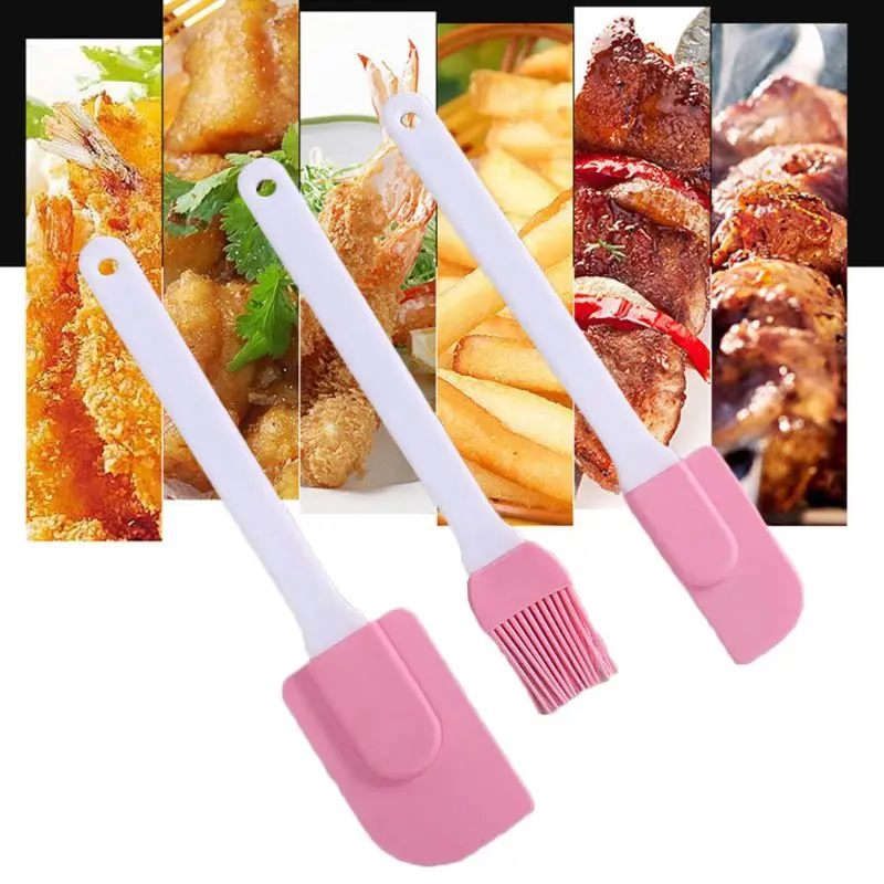 3 Pcs Pastry Brush Set with Cooking Brush Scraper Pink Colours Silicone Baking Accessory Barbecue Tools
3 Pcs Pastry Brush Set with Cooking Brush Scraper Pink Colours Silicone Baking Accessory Barbecue Tools