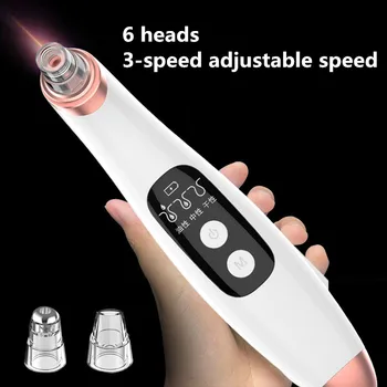 Electric Blackhead Vacuum Cleaner Pore Machine Rechargeable facial care machine with 6 Head Skin Care Tools tirar cravo
Electric Blackhead Vacuum Cleaner Pore Machine Rechargeable facial care machine with 6 Head Skin Care Tools tirar cravo