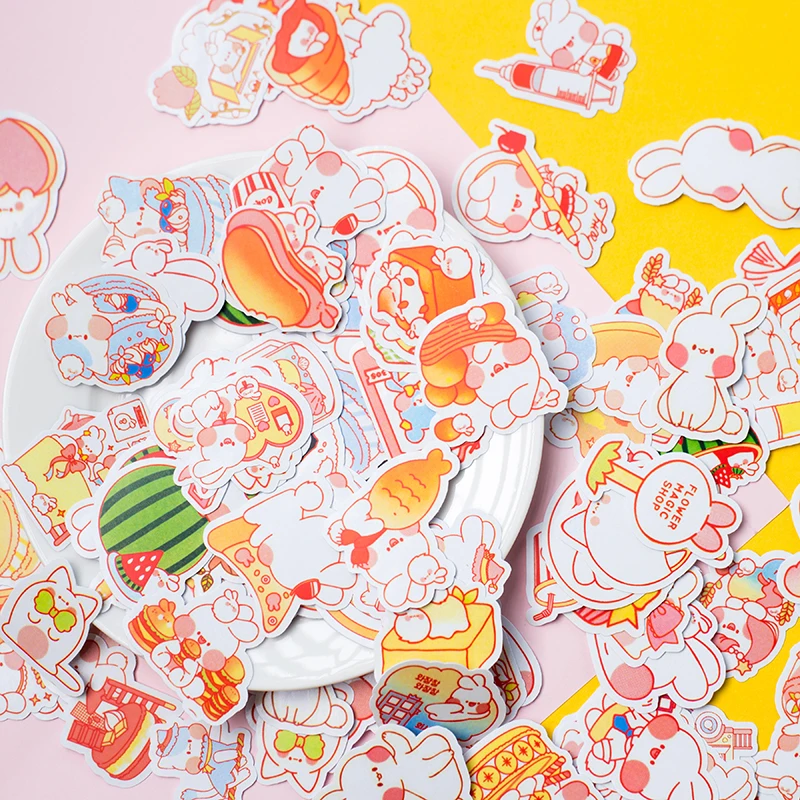200pcs/pack lovely rabbit hand account adhesive stickers kawaii Decorative Sticker DIY Planner diary Scrapbooking album Stickers
200pcs/pack lovely rabbit hand account adhesive stickers kawaii Decorative Sticker DIY Planner diary Scrapbooking album Stickers