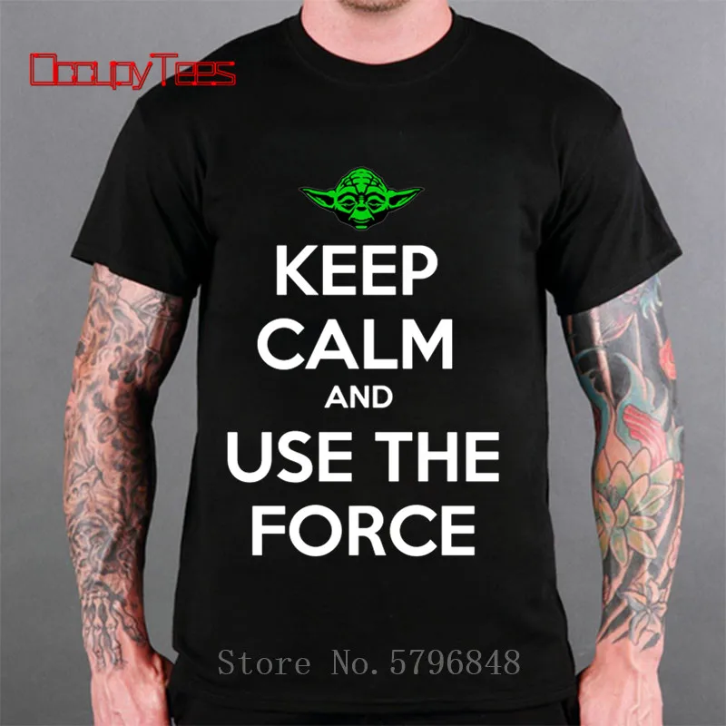 Keep Calm and Use The Force Print STAR WARS Movie T Shirt Text Tshirt Mens Men Fashion 2020 Cotton T-shirt JEDI Tee Shirt Homme
Keep Calm and Use The Force Print STAR WARS Movie T Shirt Text Tshirt Mens Men Fashion 2020 Cotton T-shirt JEDI Tee Shirt Homme