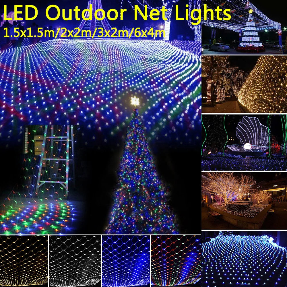 8 Different Modes Multicolour Wedding 220V LED Net Mesh String Light Chirstmas Outdoor Waterproof Holiday Decor Connectable D30
8 Different Modes Multicolour Wedding 220V LED Net Mesh String Light Chirstmas Outdoor Waterproof Holiday Decor Connectable D30