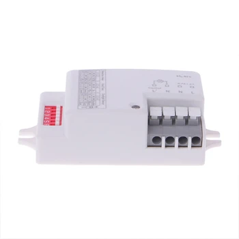 AC 220V-240V 50Hz Microwave Sensor Switch Body Motion Detector For Home LED Light Lamp Switch
AC 220V-240V 50Hz Microwave Sensor Switch Body Motion Detector For Home LED Light Lamp Switch
