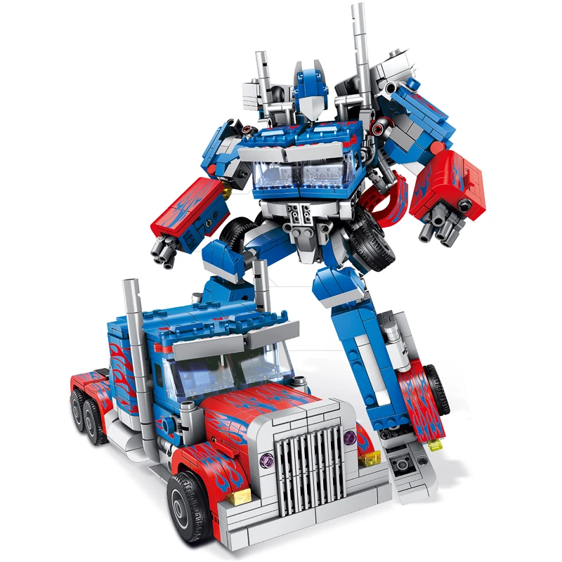 Movie Transformation Super Robot 6 In 1 Building Blocks Peterbilt Traction Truck Bricks Educational Toy
Movie Transformation Super Robot 6 In 1 Building Blocks Peterbilt Traction Truck Bricks Educational Toy