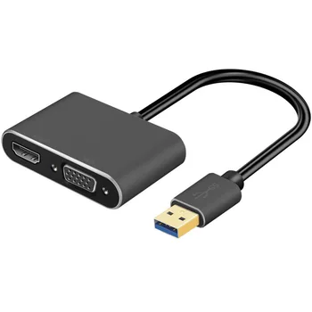 IG-USB3.0 to HDMI/VGA Display Adapter Durable USB C to 8 in 1 USB 3.0 HDMI RJ45 Adapter Micro-SD TF Card Reader HUB
IG-USB3.0 to HDMI/VGA Display Adapter Durable USB C to 8 in 1 USB 3.0 HDMI RJ45 Adapter Micro-SD TF Card Reader HUB