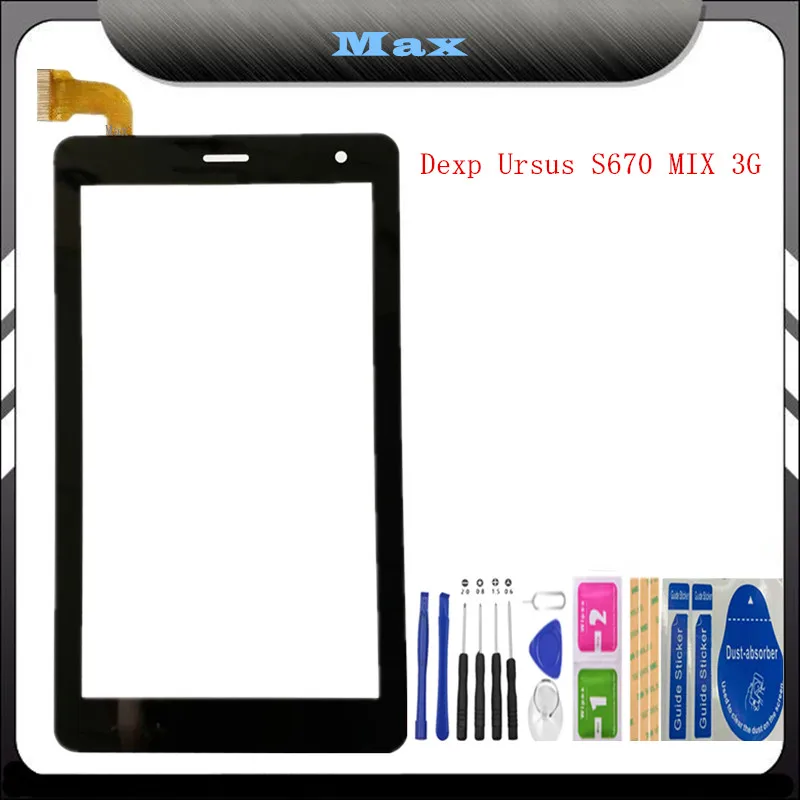 Сенсорный экран и ЖК-дисплей для Dexp Ursus s670 mix 3G стекло планшетного ПК сенсорный |