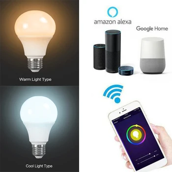 806LM 9W E26/27 Dimmable WiFi Smart LED Light Bulb Intelligent Wake-Up Lights Remote Controller Work With Alexa Google EWeLink
806LM 9W E26/27 Dimmable WiFi Smart LED Light Bulb Intelligent Wake-Up Lights Remote Controller Work With Alexa Google EWeLink