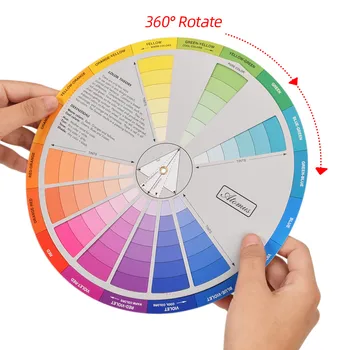 Color Wheel Practical Color Chart Selector Paper for Tattoo Nail Pigment Mixing Guide Tattoo Supplies Tattoo Accessories
Color Wheel Practical Color Chart Selector Paper for Tattoo Nail Pigment Mixing Guide Tattoo Supplies Tattoo Accessories