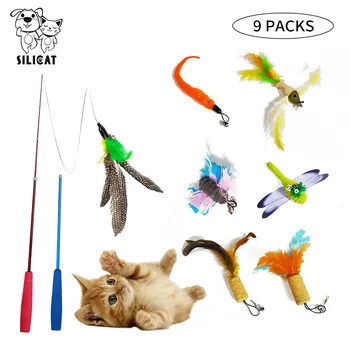 Pet Cat Toy Cat Teaser Set Three-section Expansion Link Feather Replacement Head with 7 PCs Replacement Head
Pet Cat Toy Cat Teaser Set Three-section Expansion Link Feather Replacement Head with 7 PCs Replacement Head