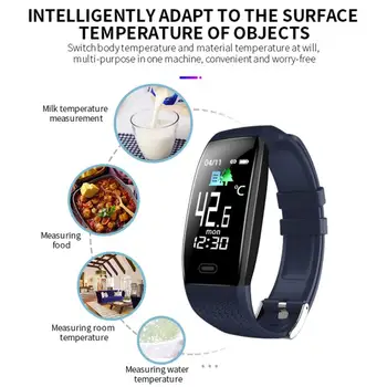 T5 smart watch real-time temperature measurement Heart rate blood pressure monitoring smartwatch for men wowen
T5 smart watch real-time temperature measurement Heart rate blood pressure monitoring smartwatch for men wowen
