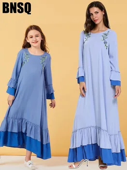 Mother Daughter Embroidery Girls Abaya Maxi Dress Children's Wear Family Matching Outfits Kimono Long Robes Eid Ramadan Islamic
Mother Daughter Embroidery Girls Abaya Maxi Dress Children's Wear Family Matching Outfits Kimono Long Robes Eid Ramadan Islamic
