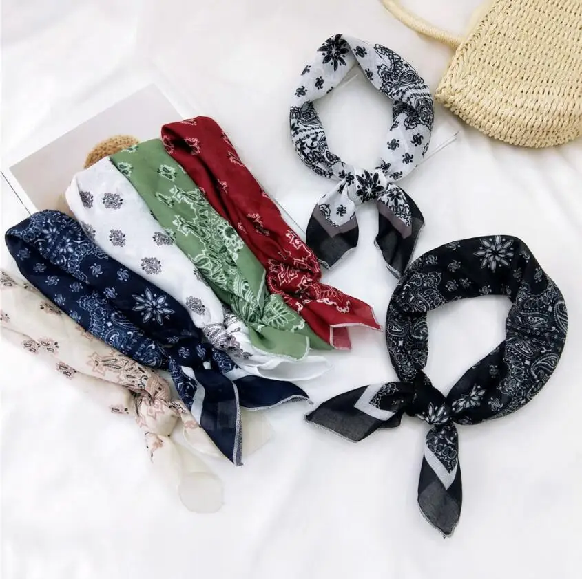 Women Cashew Print Cotton Linen Square Scarf Small Neckerchief Female Thin Headscarf Headband Fashion All-match Bandanas 58*58cm
Women Cashew Print Cotton Linen Square Scarf Small Neckerchief Female Thin Headscarf Headband Fashion All-match Bandanas 58*58cm