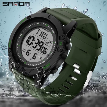 Men's Clock Sport Digital LED Waterproof Wrist Watch Luxury Men Analog Digital Military Army Stylish Mens Electronic watch Clock 
Men's Clock Sport Digital LED Waterproof Wrist Watch Luxury Men Analog Digital Military Army Stylish Mens Electronic watch Clock
