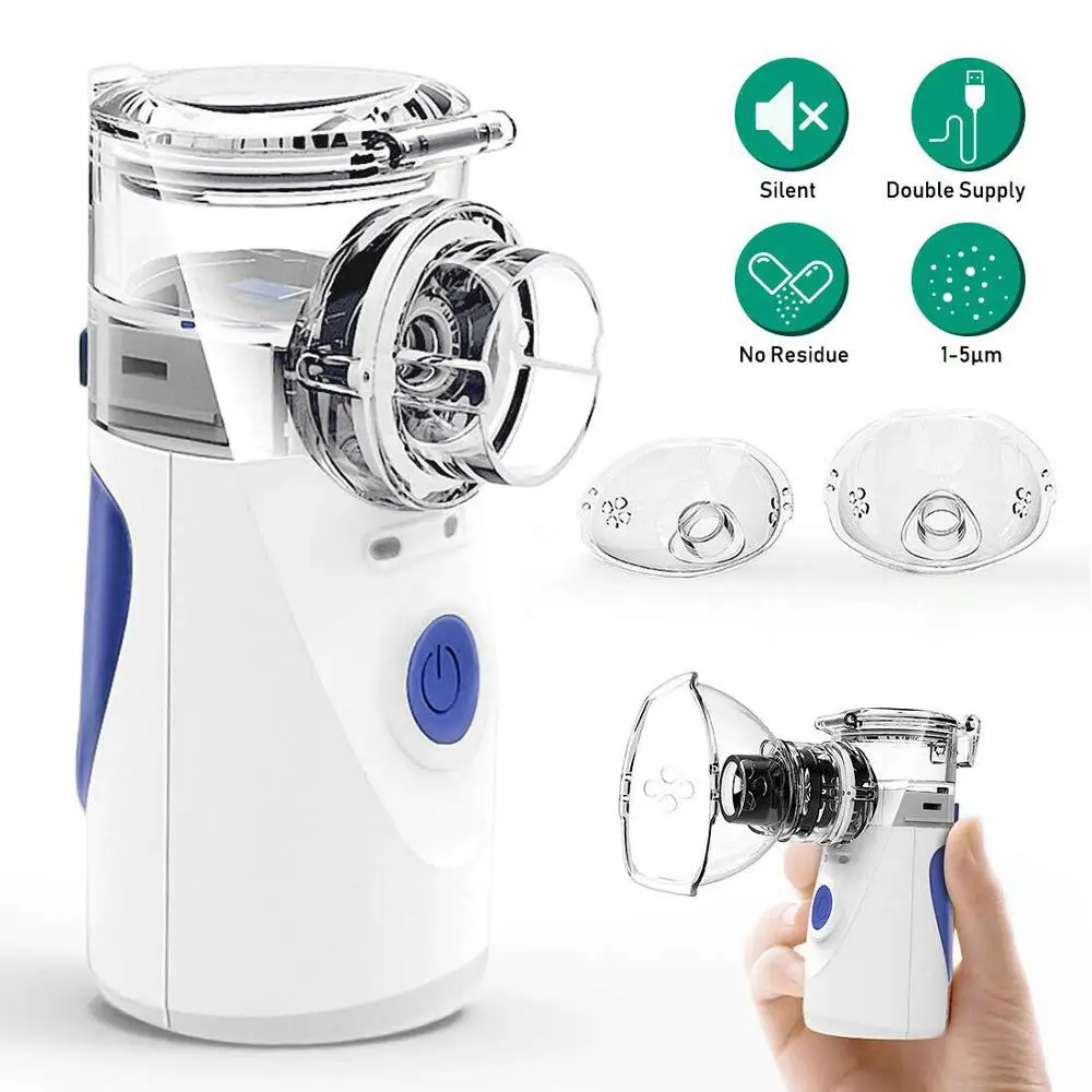 Portable Handheld Personal Medical Steam Inhaler For Asthma COPD Steam Vaporizer USB Rechargeable Nebulizer With Mask
Portable Handheld Personal Medical Steam Inhaler For Asthma COPD Steam Vaporizer USB Rechargeable Nebulizer With Mask