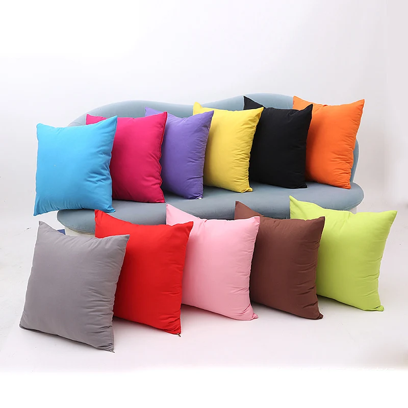 45x45cm Solid Color Cushion Cover Square Pillow Cover Chair Seat Sofa Car Decorative Throw Pillowcase Office Bedroom Home Decor
45x45cm Solid Color Cushion Cover Square Pillow Cover Chair Seat Sofa Car Decorative Throw Pillowcase Office Bedroom Home Decor